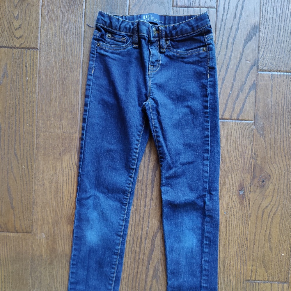 Gap Girls Super Skinny Stretch Slim Jeans - Dark wash, Size 8